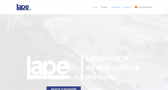 Desktop Screenshot of lapelaboratorios.com